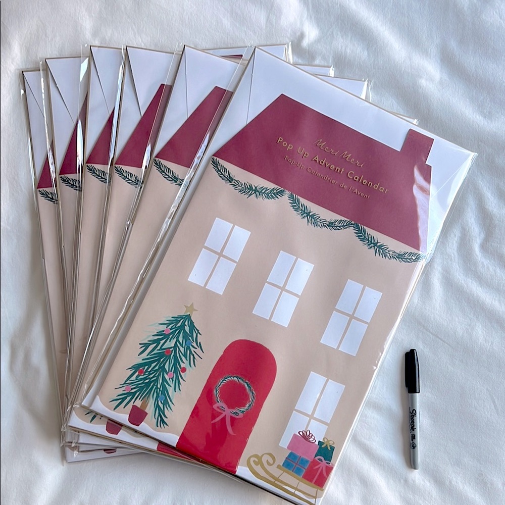 Meri Meri Pop Up Advent Calendar - 5 Total